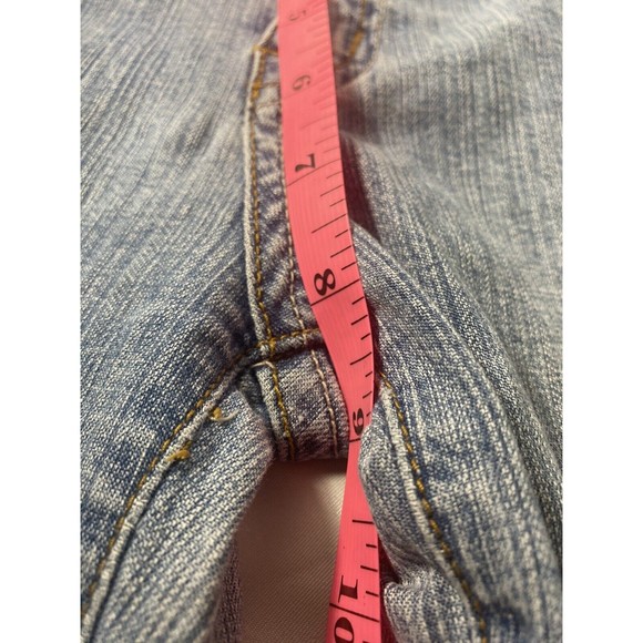 Y2k C’est TOI Woman Low Rise Jeans American Sz 9 Crystal Cotton Spandex - Picture 11 of 13
